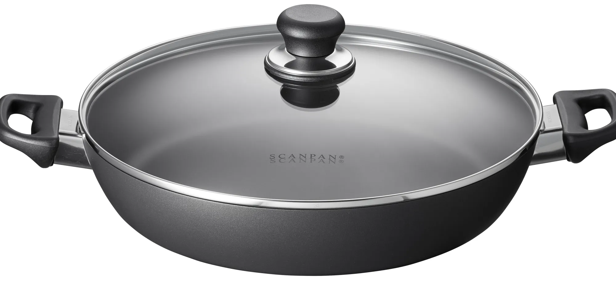 Clearance SCANPAN 32 cm chefpande m. låg - Classic