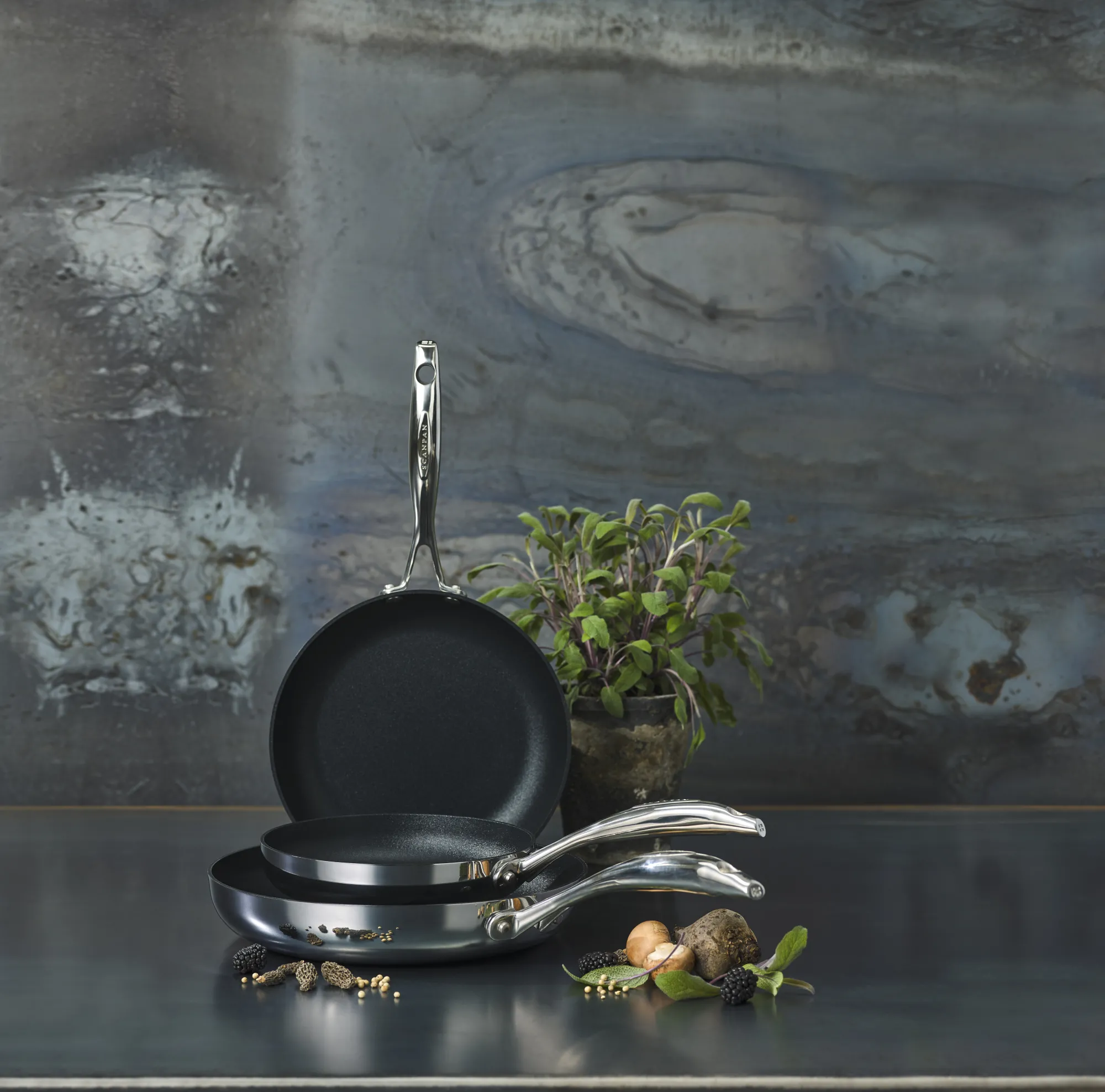 Outlet SCANPAN 24 cm stegepande i omslag - HaptIQ