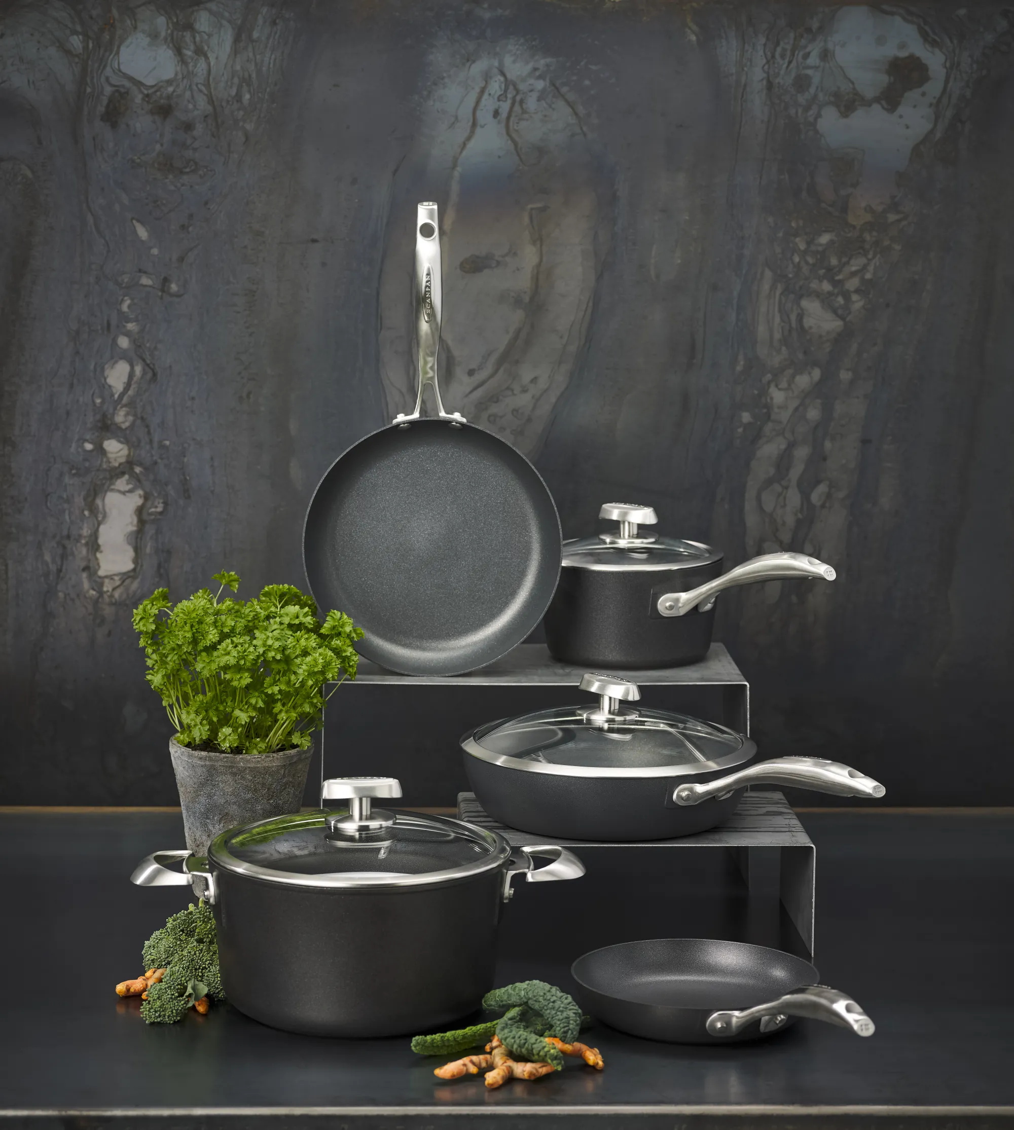 New SCANPAN 24 cm stegepande i omslag - Pro IQ