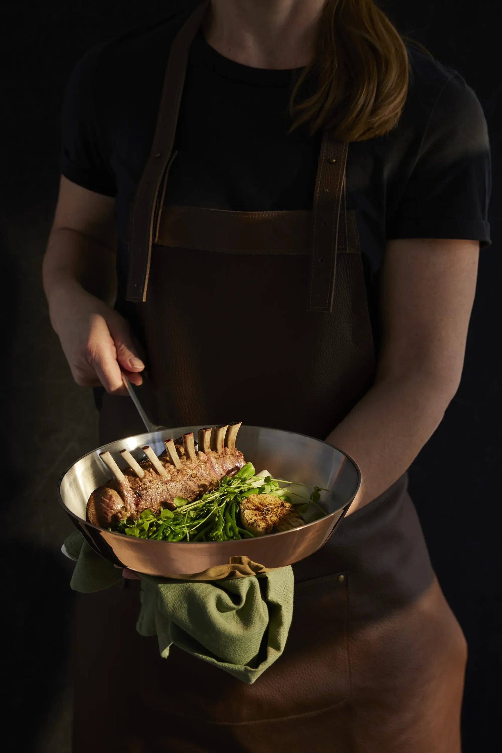 Clearance SCANPAN 28 cm stegepande, kobber - Maitre D' Induction