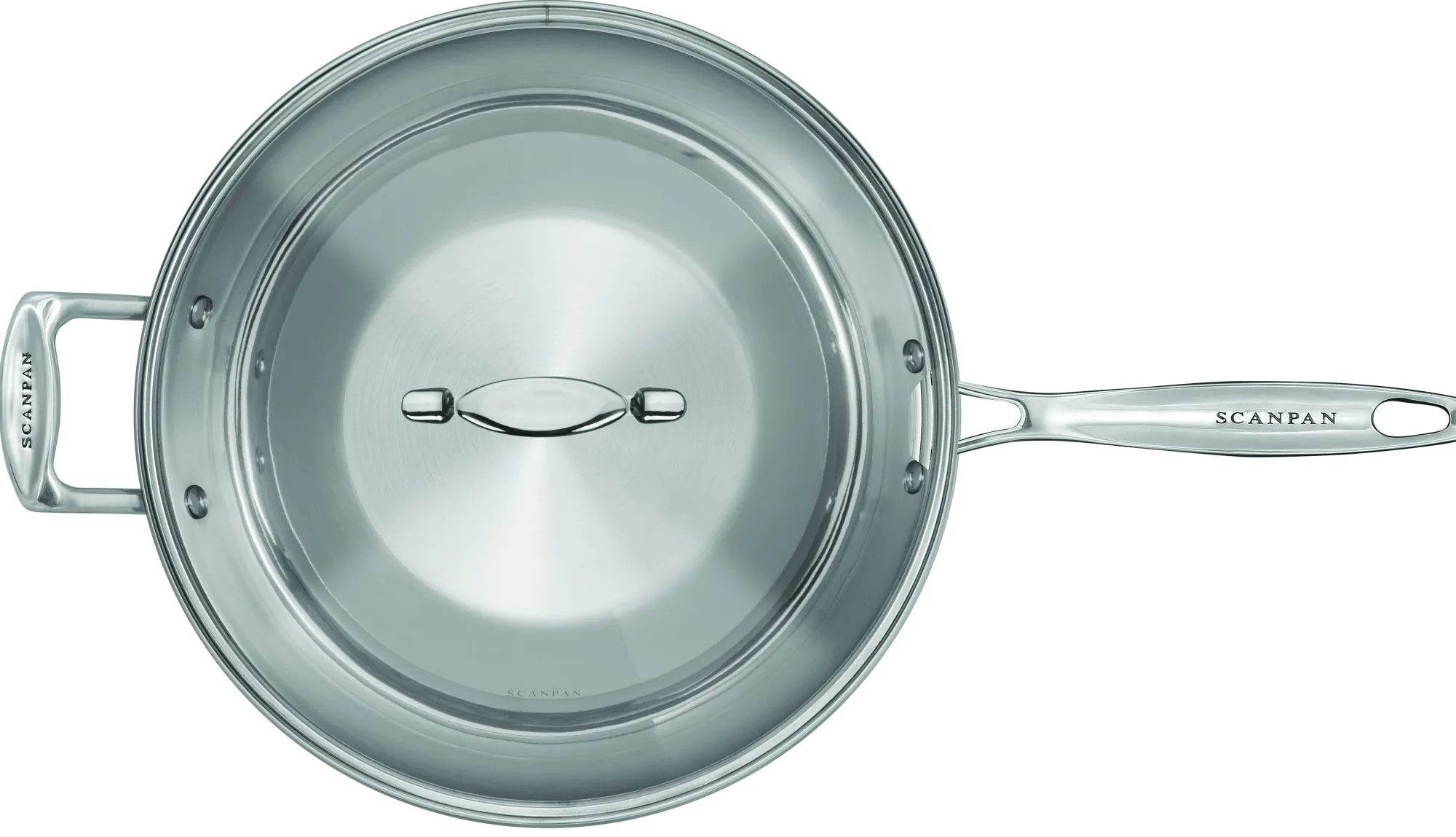 New SCANPAN 32 cm wok m. låg - Impact