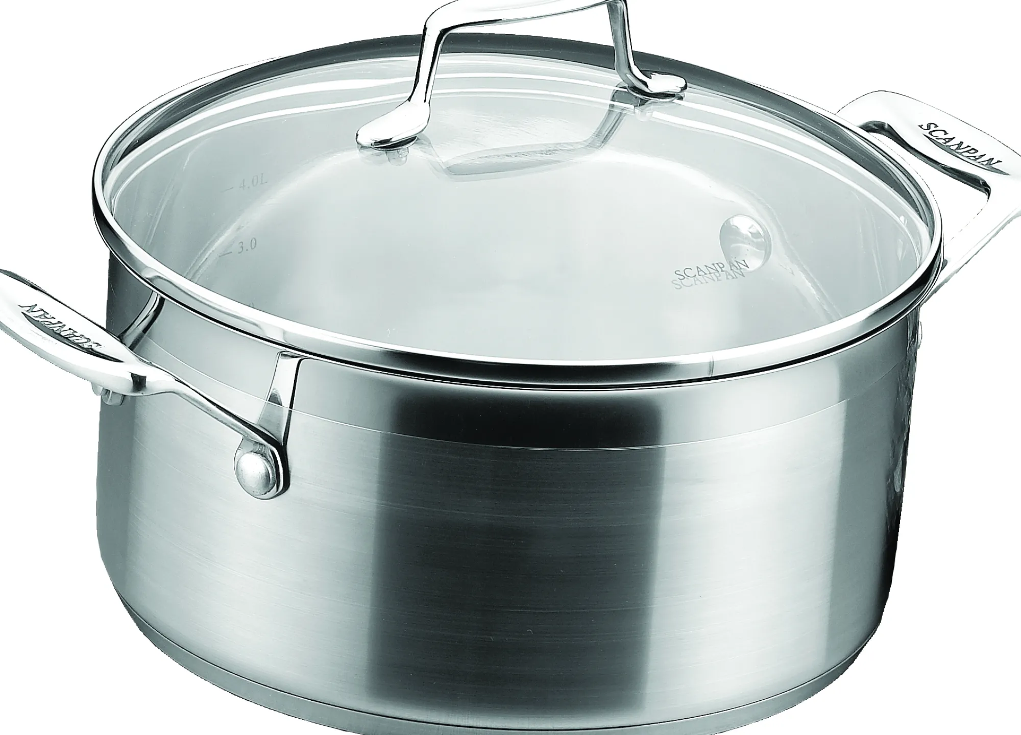 Best SCANPAN 4,5 l/22 cm gryde m. låg - Impact