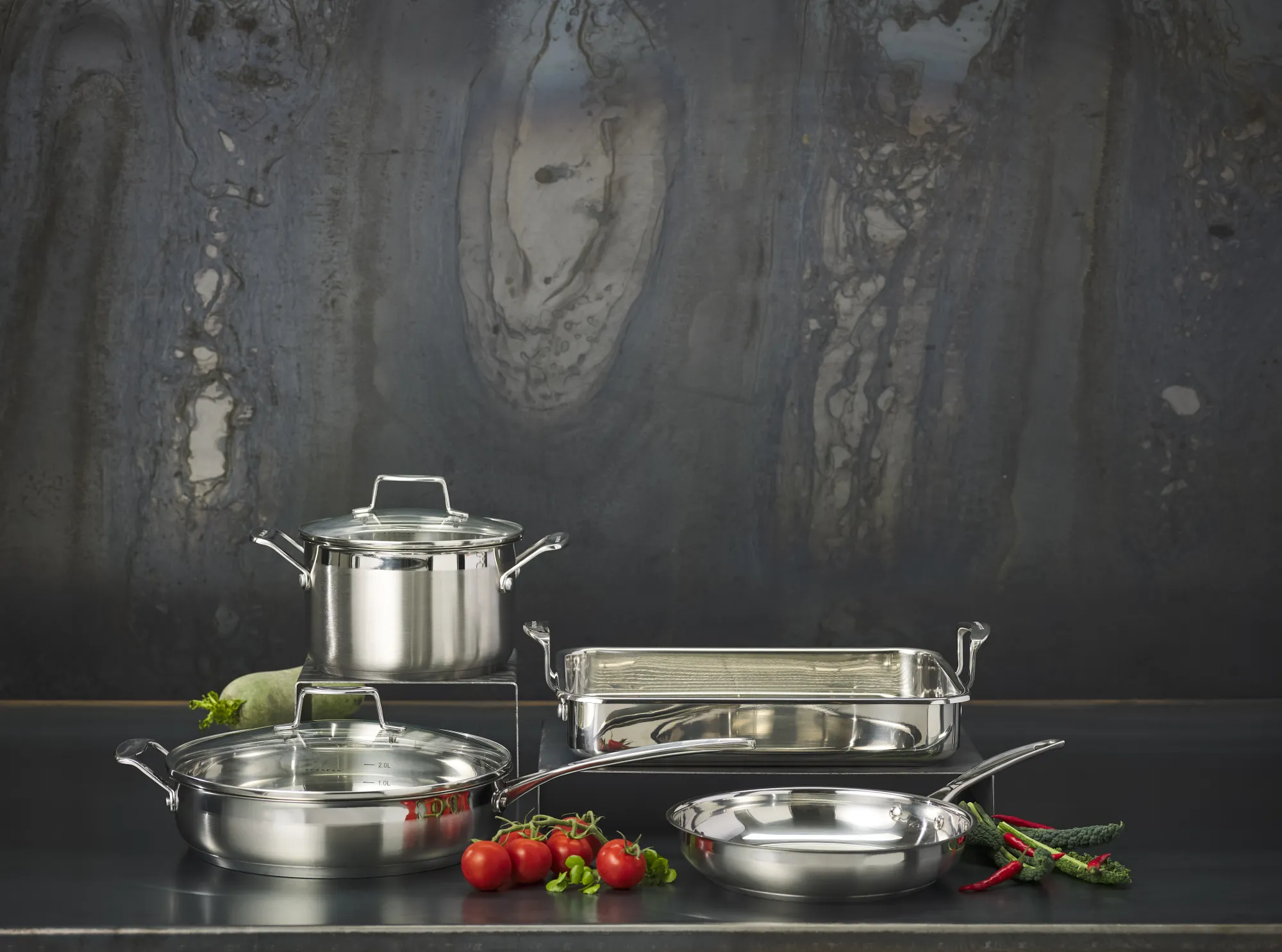 New SCANPAN 3,2 l/20 cm gryde m. låg - Impact