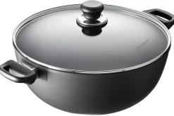 Clearance SCANPAN 7,5 l/32 cm suppe-/stegegryde m. låg - Classic Induction