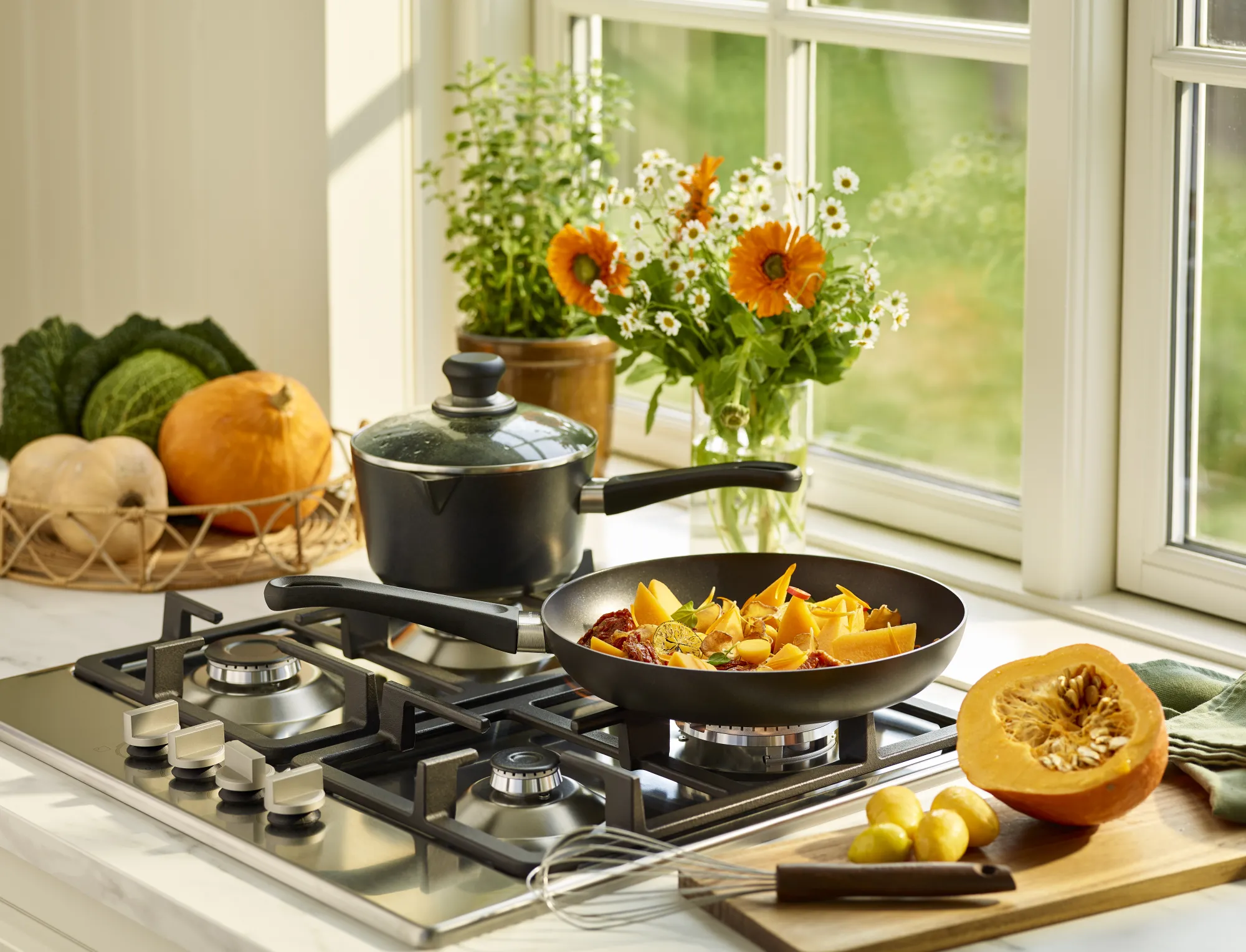 New SCANPAN 1,8 l/18cm kasserolle m. låg - Classic Induction