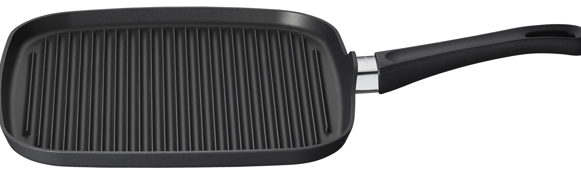 Clearance SCANPAN 28x28 cm helsepande med grill - Classic
